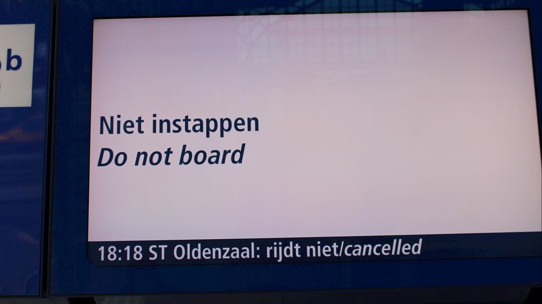 Geen treinverkeer tussen Hengelo en Oldenzaal