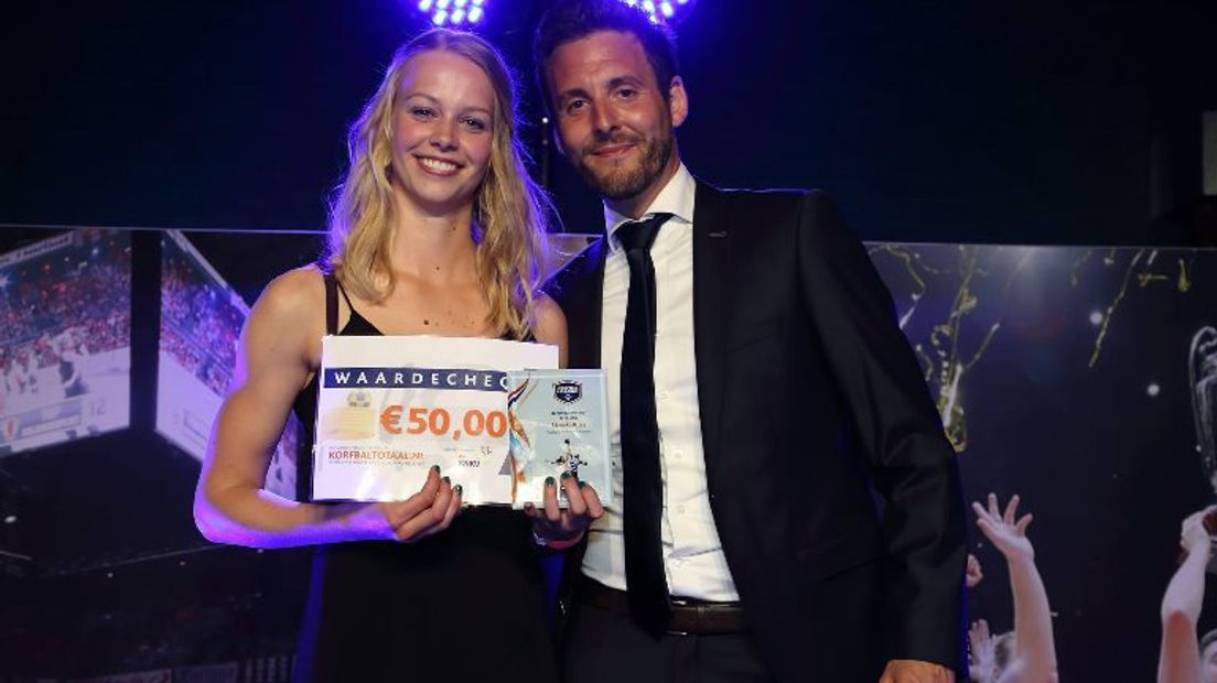 Lieneke Pries is verkozen tot korfbalster van het jaar (Rechten: Marco Spelten)