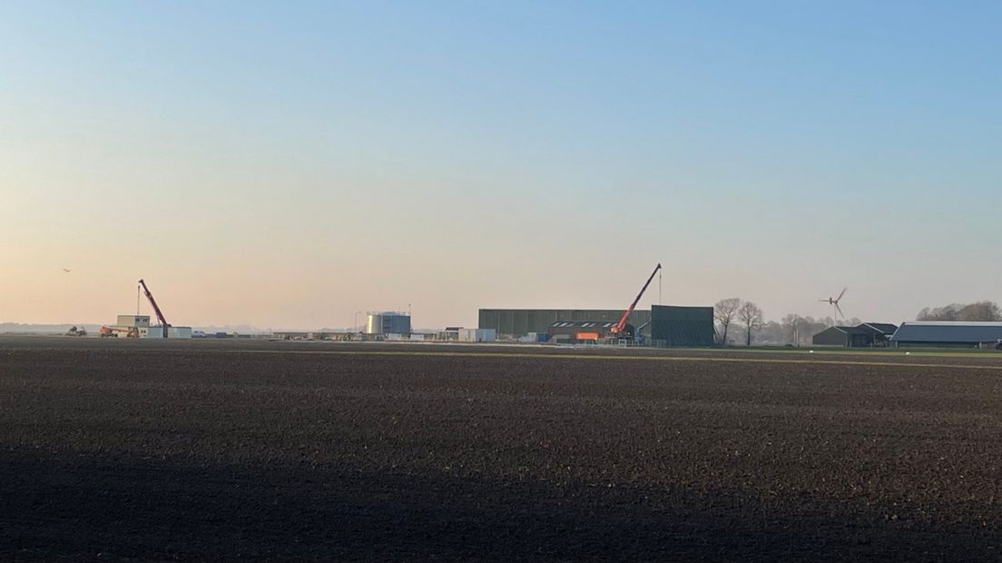 De locatie waar zout gewonnen mag worden