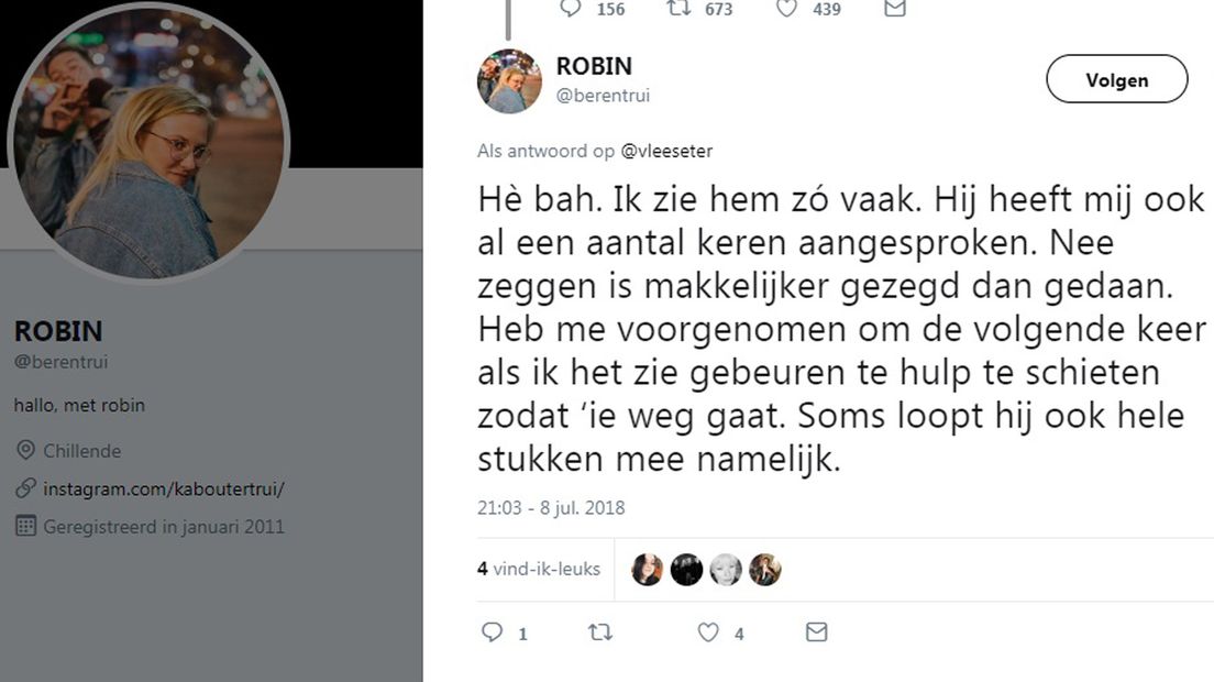 Veel meiden delen op Twitter hun ervaringen met de jongen.
