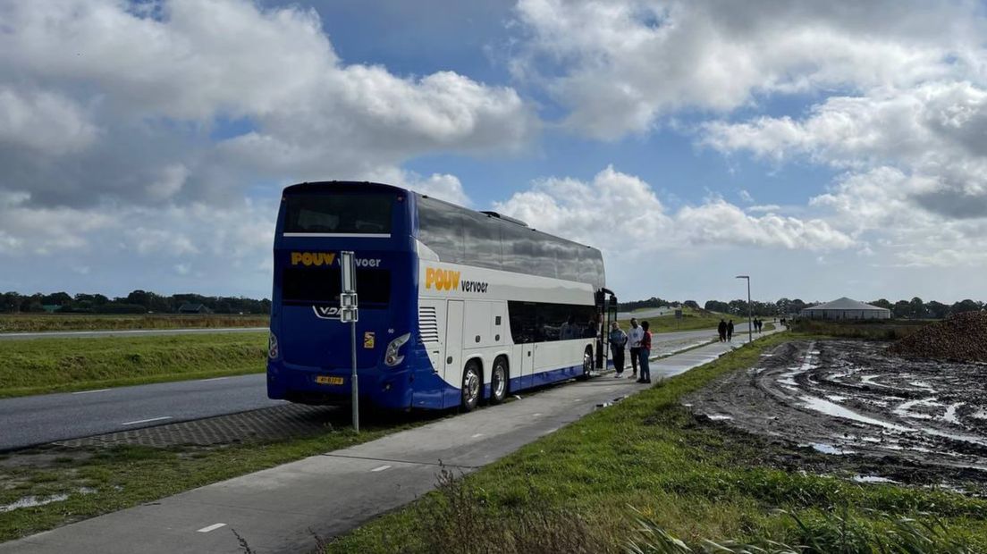 Een bus om in te schuilen