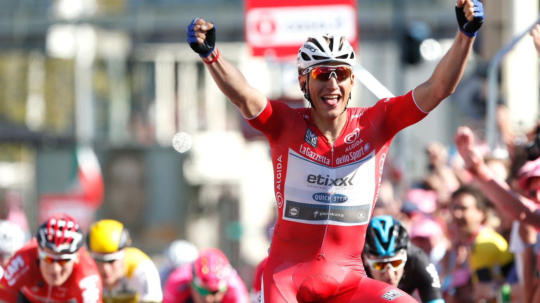 Marcel Kittel wint etappe Nijmegen - Arnhem.