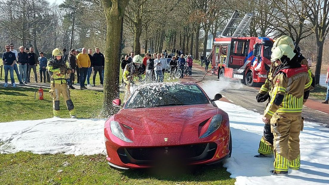 Flink wat toeschouwers
