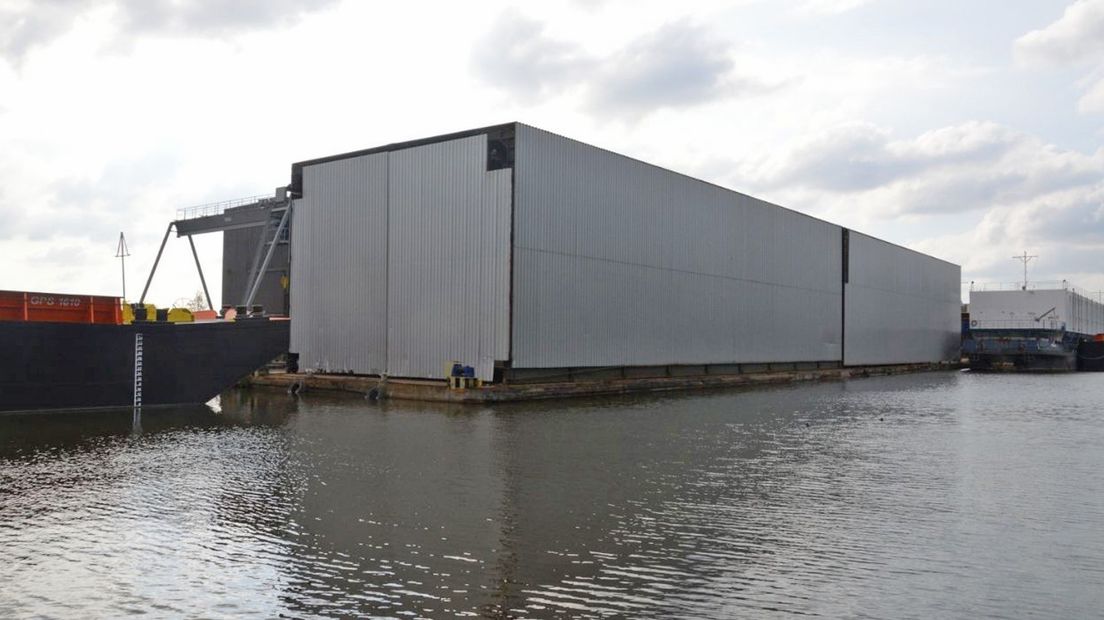 De scheepswerf in Waterhuizen