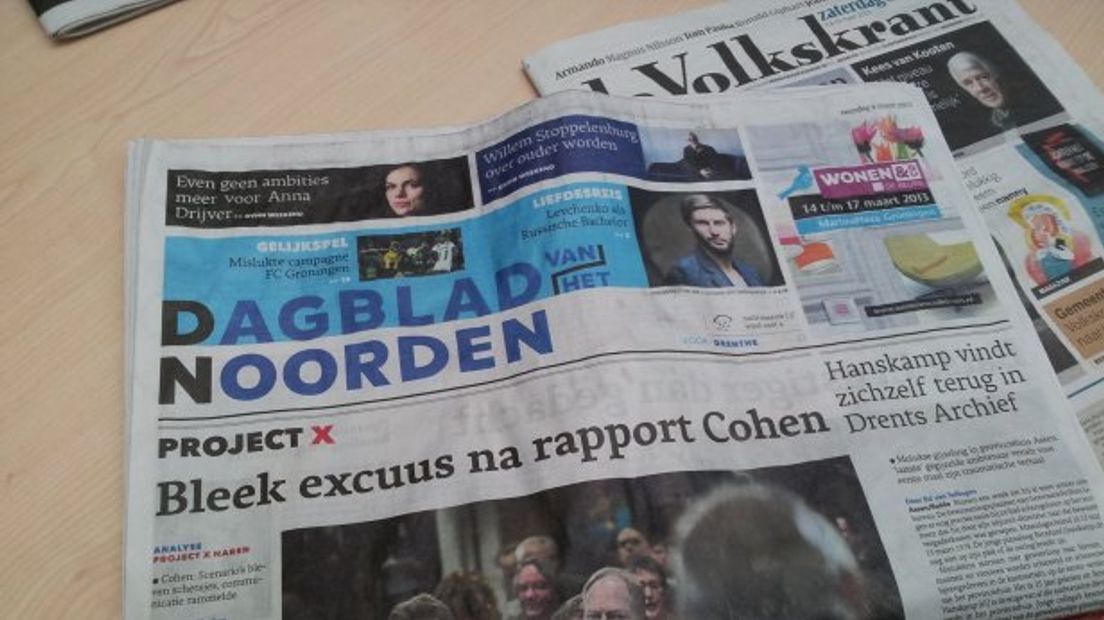 Tientallen journalisten wegbezuinigd bij DvhN