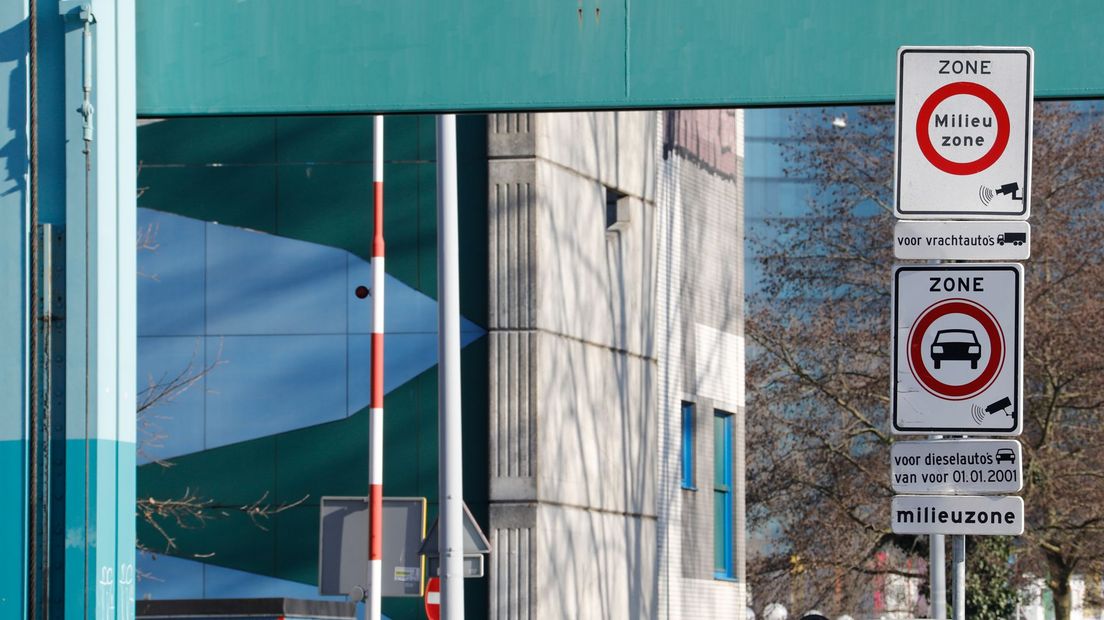 Dit is hoe de borden voor de milieuzone eruit horen te zien