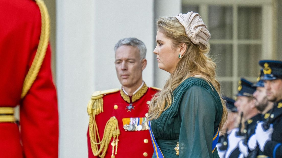Kroonprinses Amalia bij de Glazen Koets