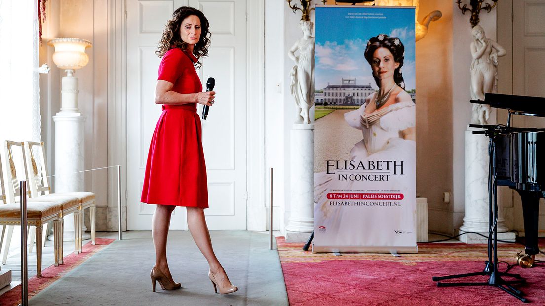 Pia Douwes eerder dit jaar tijdens Elisabeth in Concert 2018 bij Paleis Soestdijk.