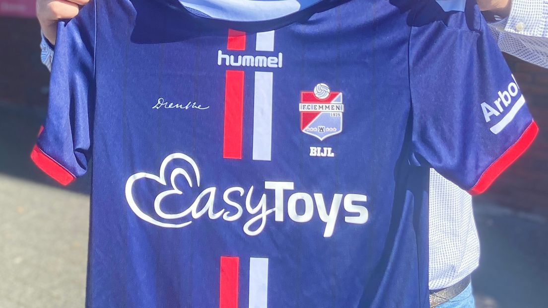 EasyToys op het shirt van FC Emmen