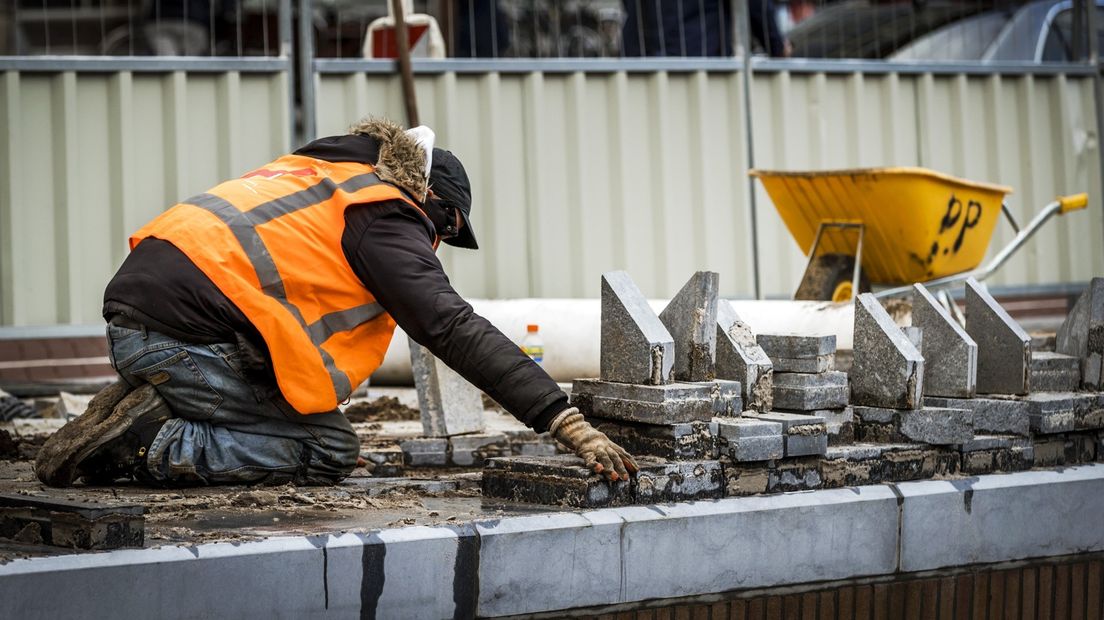 Een stratenmaker (archief)