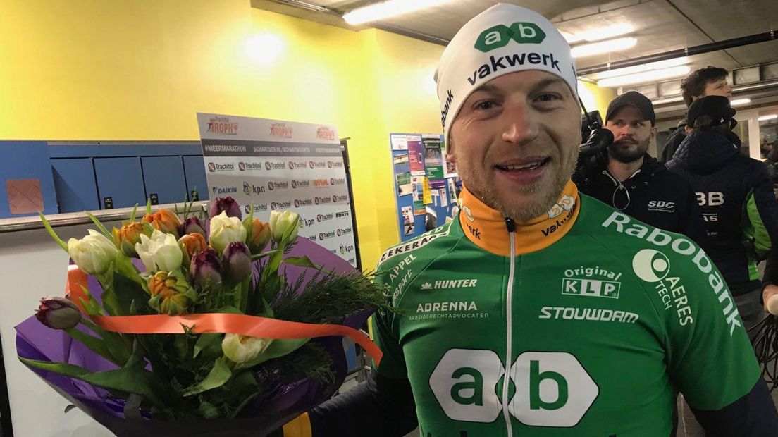 Frank Vreugdenhil greep in Breda net naast de bloemen, maar reed wel een sterke wedstrijd (Rechten: Archief RTV Drenthe)