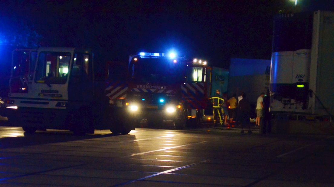 Brandweer bij Müller