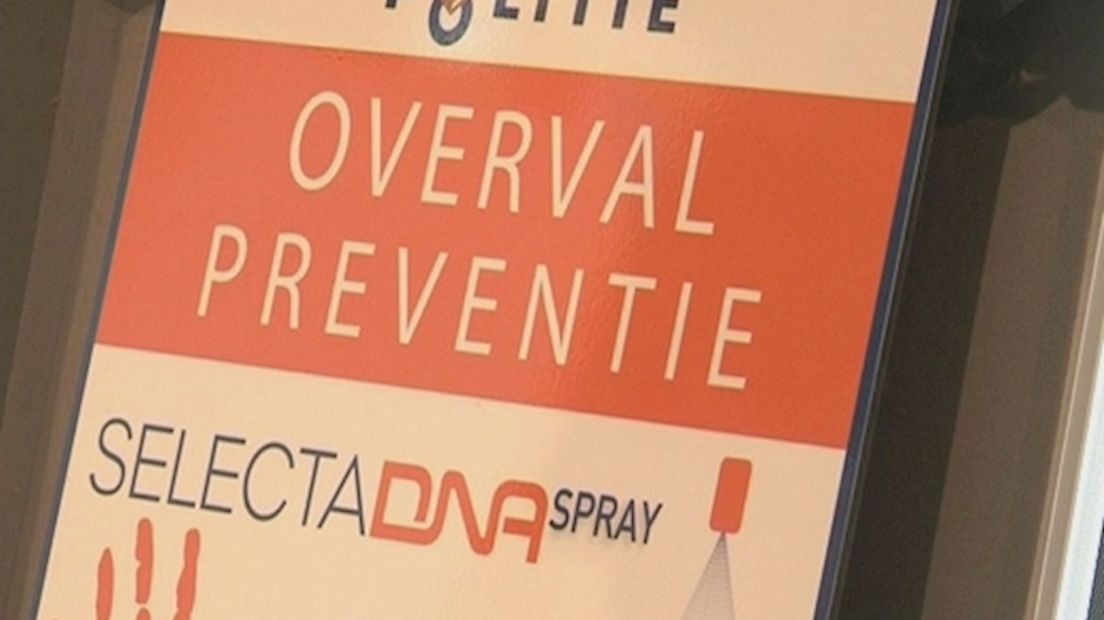 DNA-douche oplossing voor overvallen