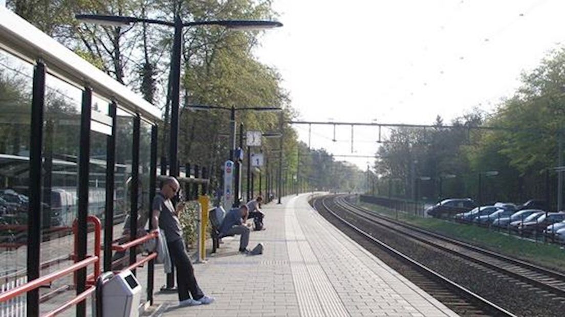 Het station in Wezep