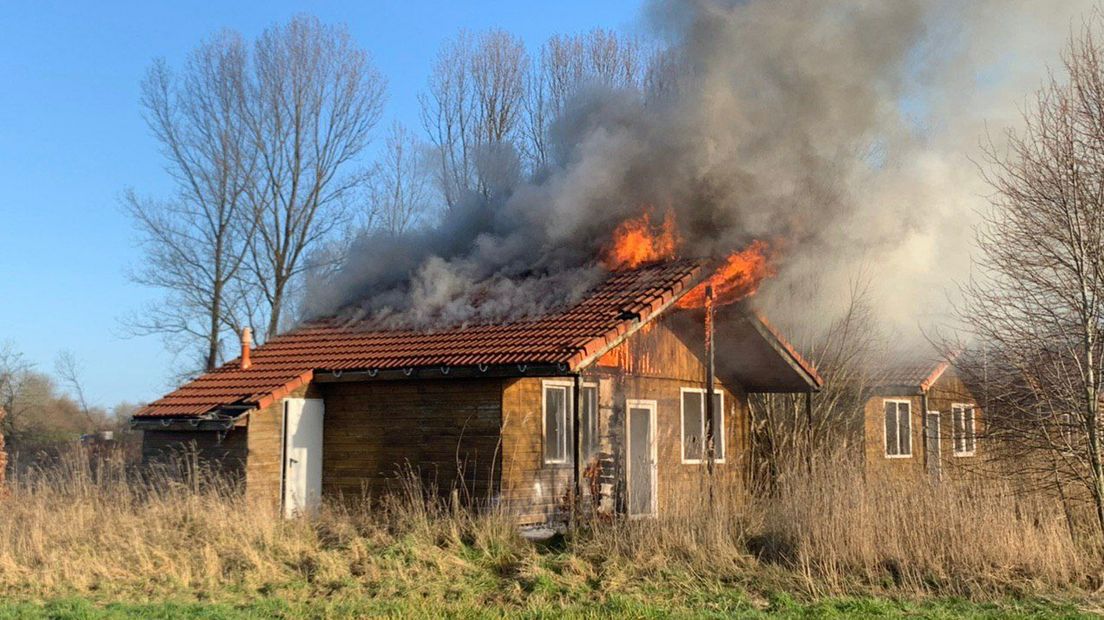 Vakantiehuisje in Termunterzijl uitgebrand
