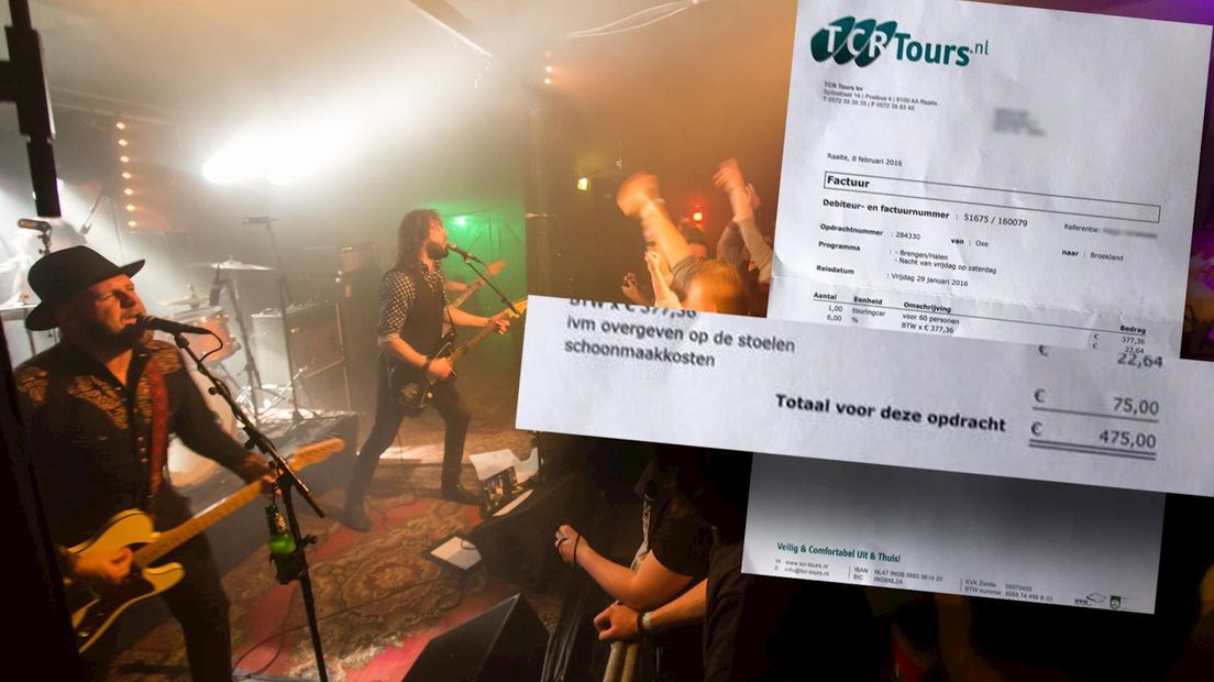 De rekening met de extra kostenpost