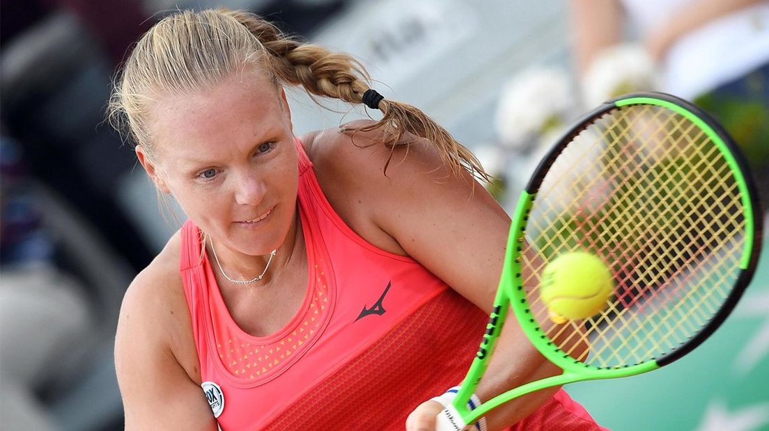 Kiki Bertens op WTA-toernooi in Rome