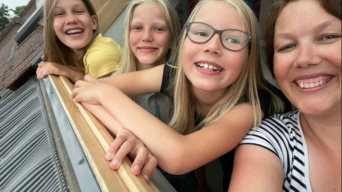 Meike, Femke, Lieze en Susan
