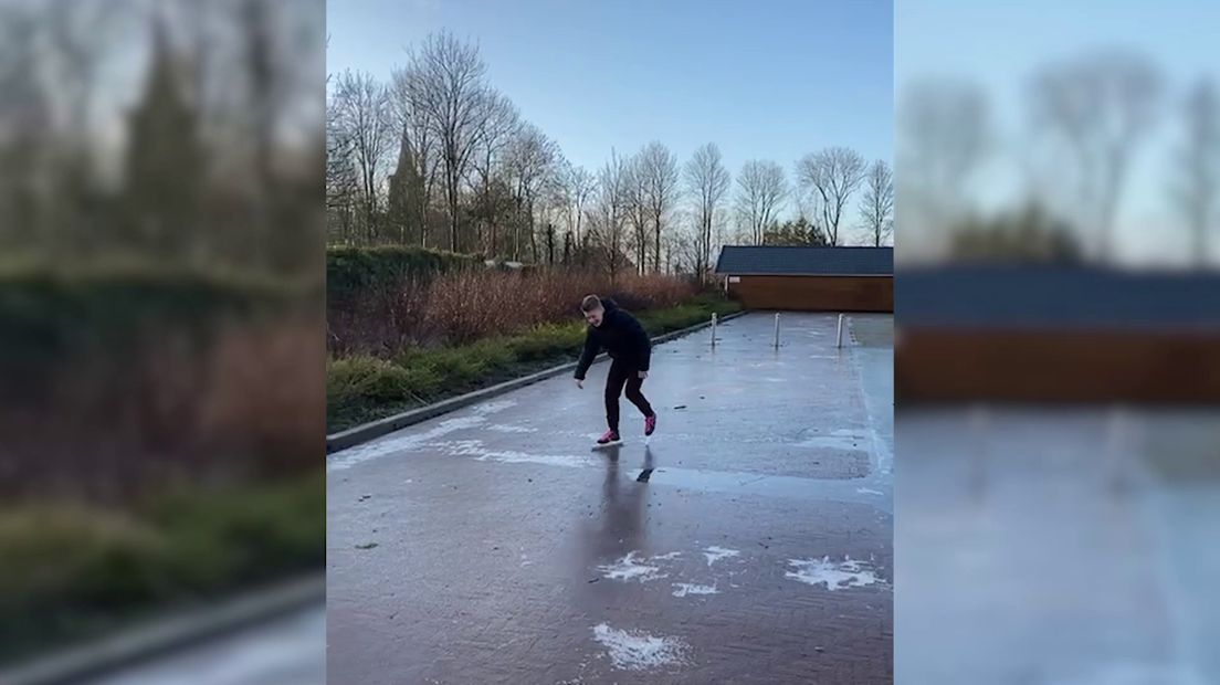 VIDEO: Bijzonder Alternatieve Elfstedentocht in Ingelum - Omrop Fryslan