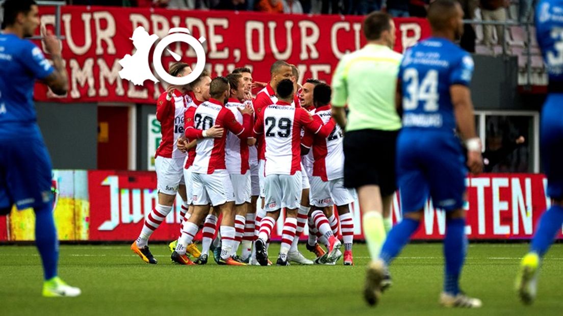 In de nieuwsminuut van vandaag onder meer FC Emmen dat weer droomt van de Eredivisie (Rechten: Sportfoto.org / Roel Bos)