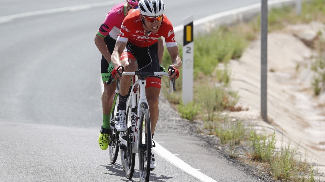 Bauke Mollema tijdens de Vuelta