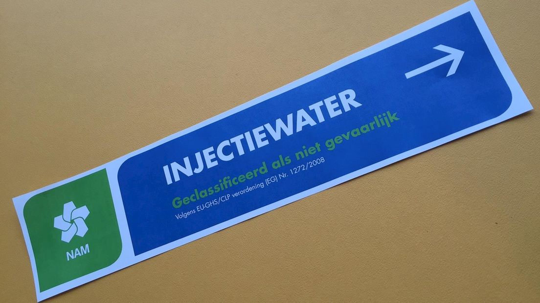 Nieuwe waarschuwingsetiket voor afvalwaterinjectie