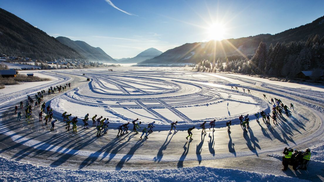 De alternatieve Elfstedentocht op de Weissensee
