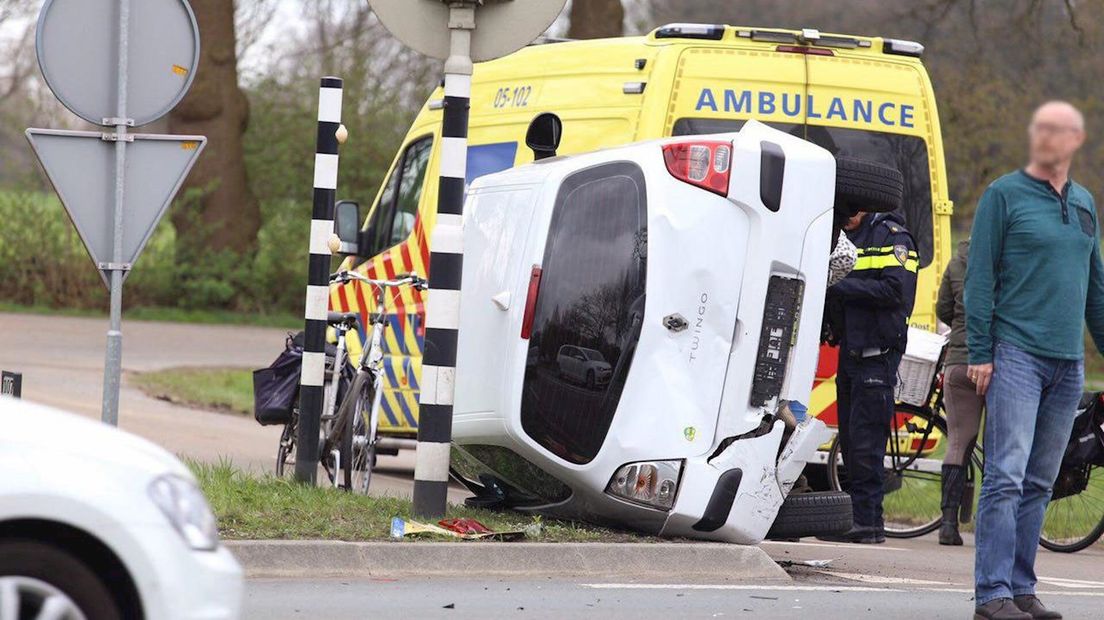 Ongeluk op Rijssensestraat bij Rijssen