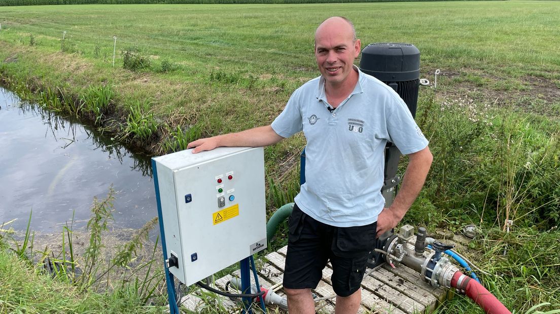 Provided all the meadows with water for almost nothing, this farmer from Dedemsvaart did that