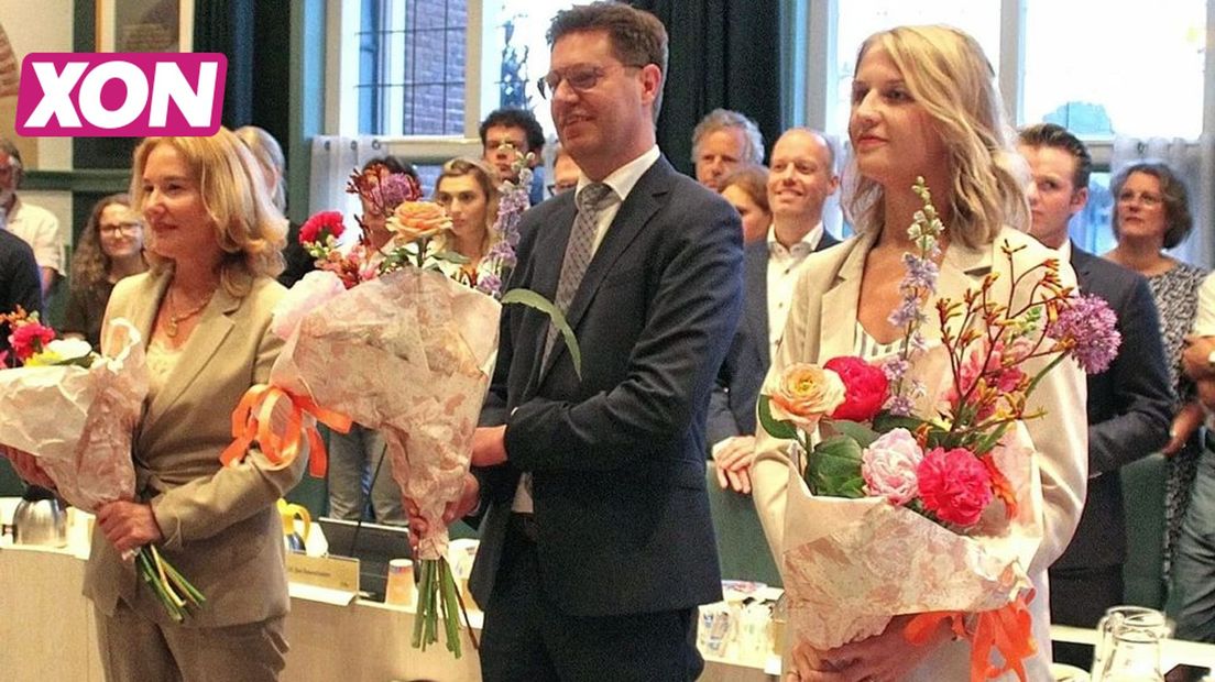Van links naar rechts: Moniek van de Graaf (PvdA/GroenLinks), Henk-Jan Molenaar (SGP) en Daphne de Kruif (CDA)