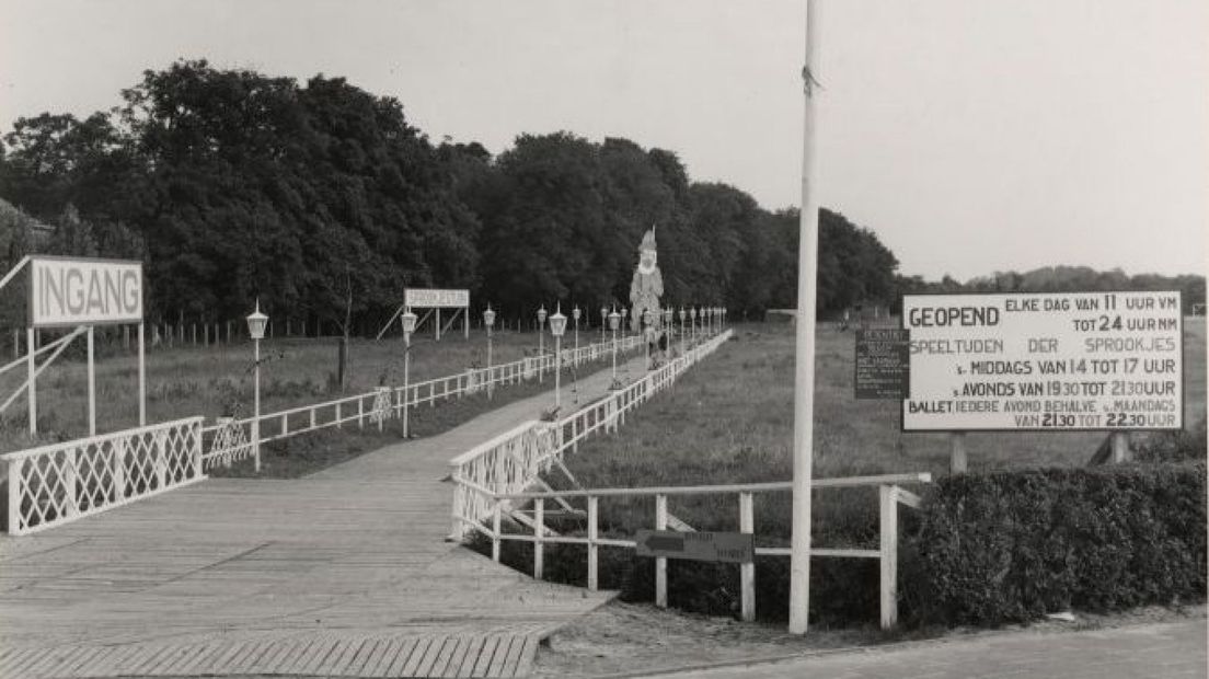 De ingang van de Haagse Sprookjestuin