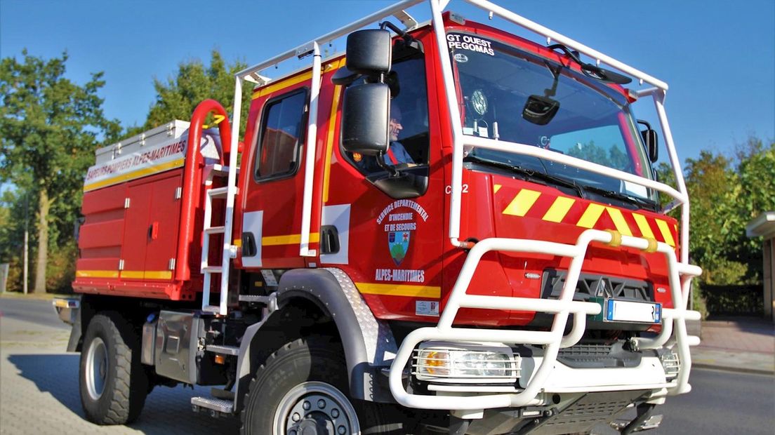 De nieuwe wagen van Brandweer Twente
