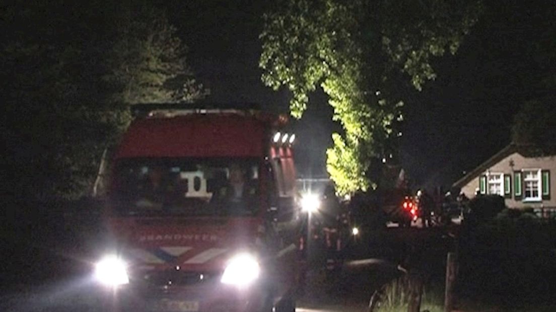 Schuurbrand in Rouveen