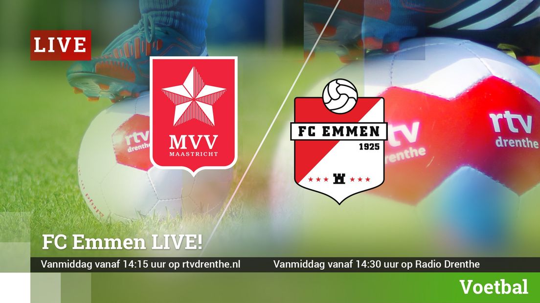 Volg MVV - FC Emmen via de liveblog