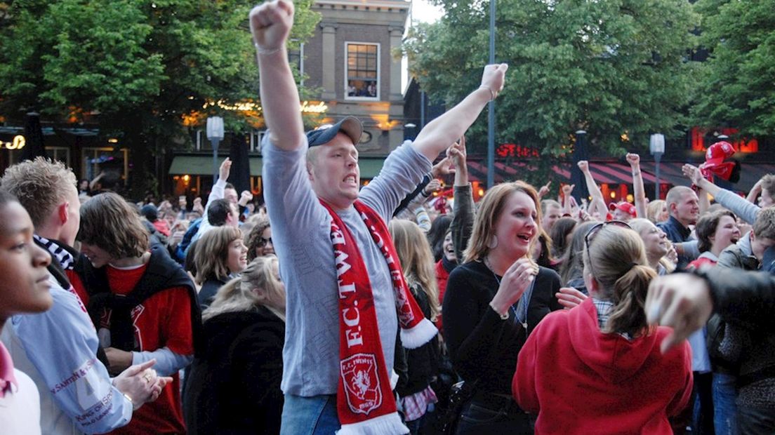Supporters teleurgesteld na verlies FC Twente