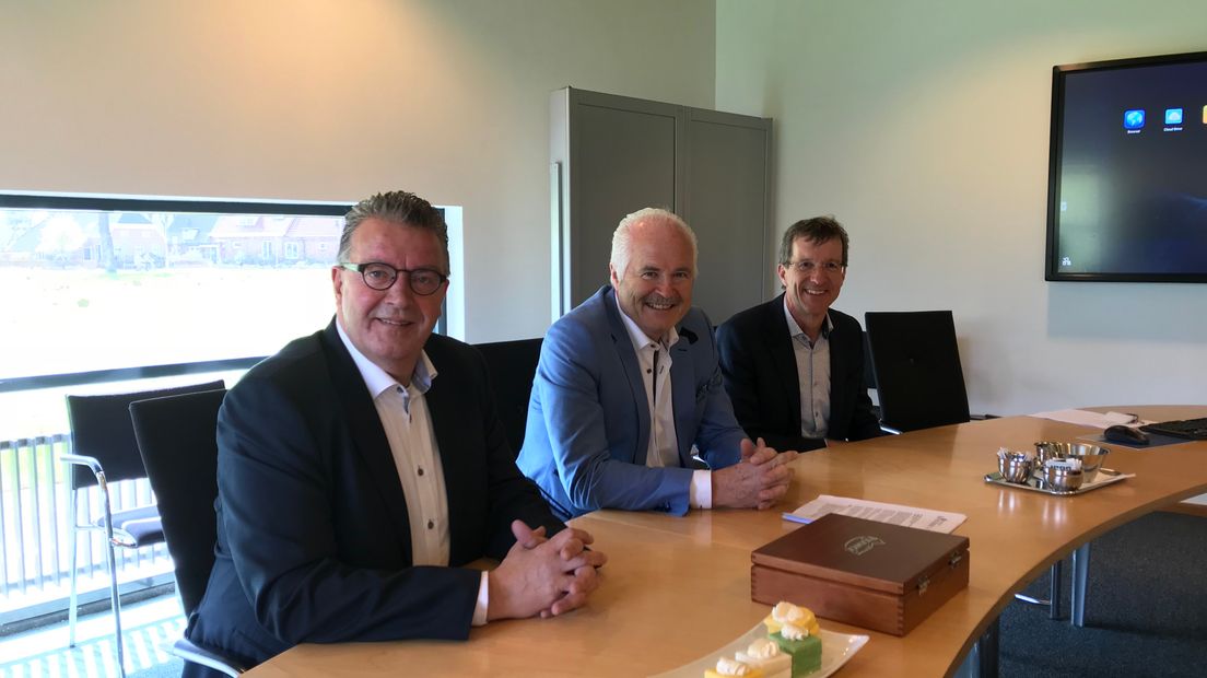 De coalitie van de gemeente Aa en Hunze (Rechten: RTV Drenthe/Margriet Benak)