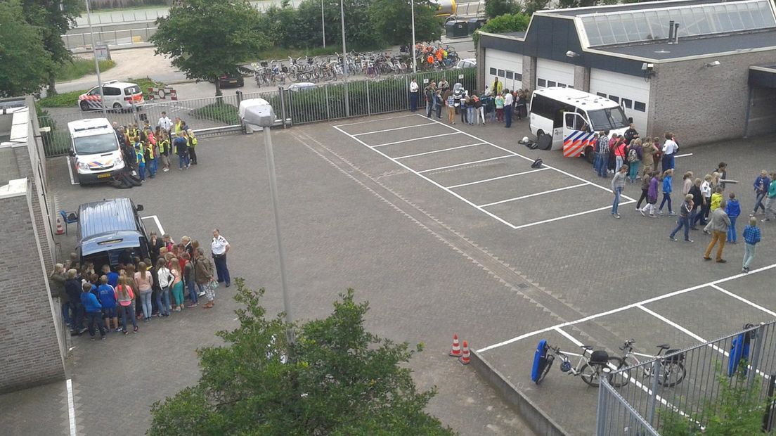 Het hele terrein wordt benut