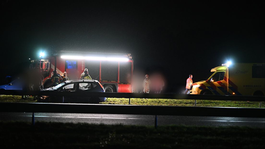 De hulpdiensten zijn ter plaatse