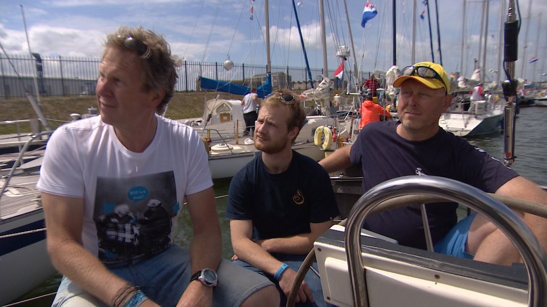 Hans Robbers (links), David Robbers (midden) en Ferry Kramer