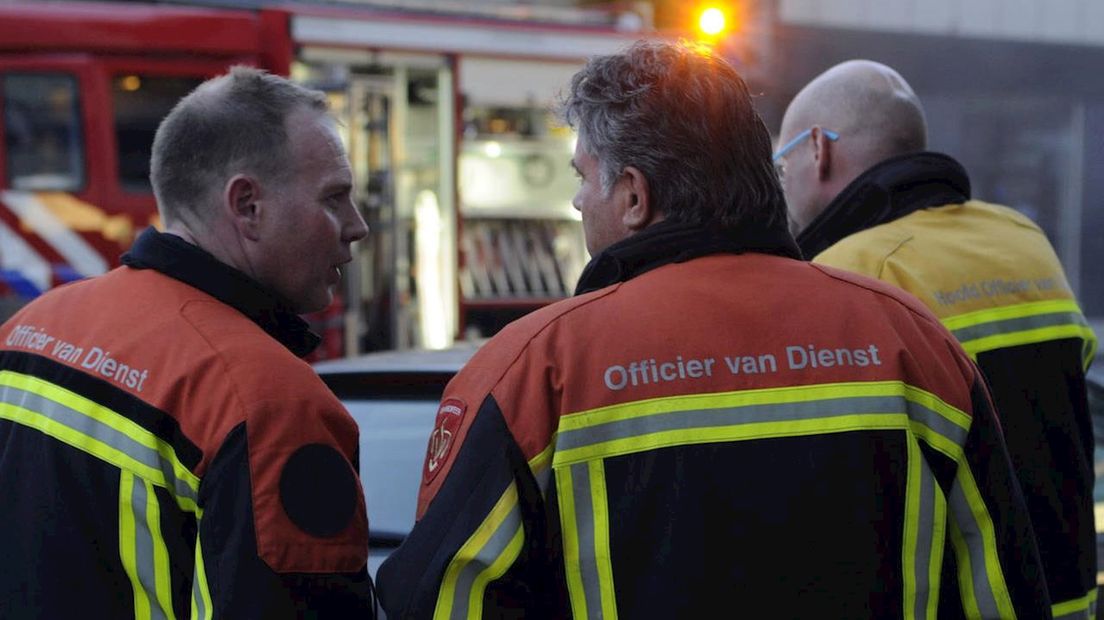 Grote brand beddenzaak Richter Enschede