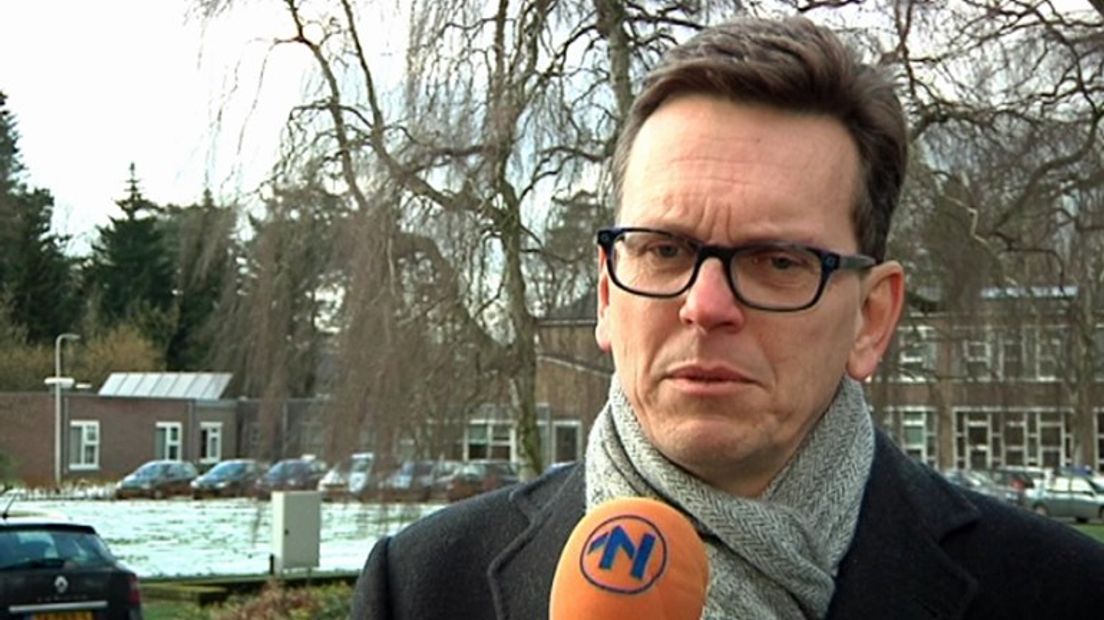 De op non-actief gezette bestuurder Corstiaan Bruinsma (Rechten: RTV Noord)