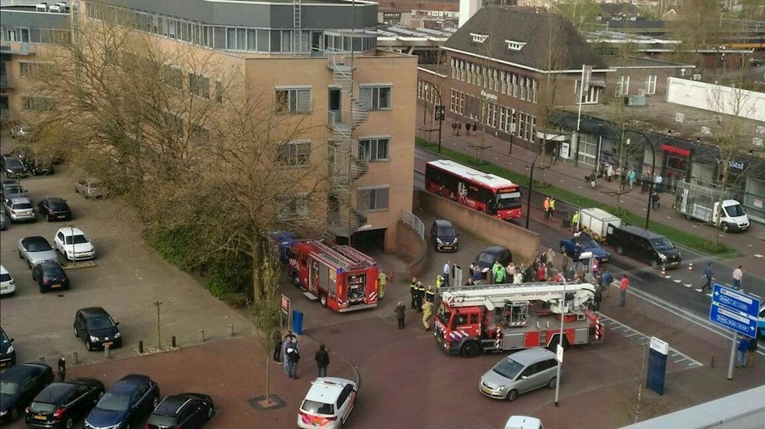 Brandje in parkeergarage