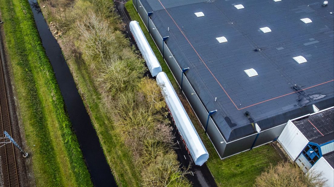 Daarna stonden ze geseald klaar voor transport