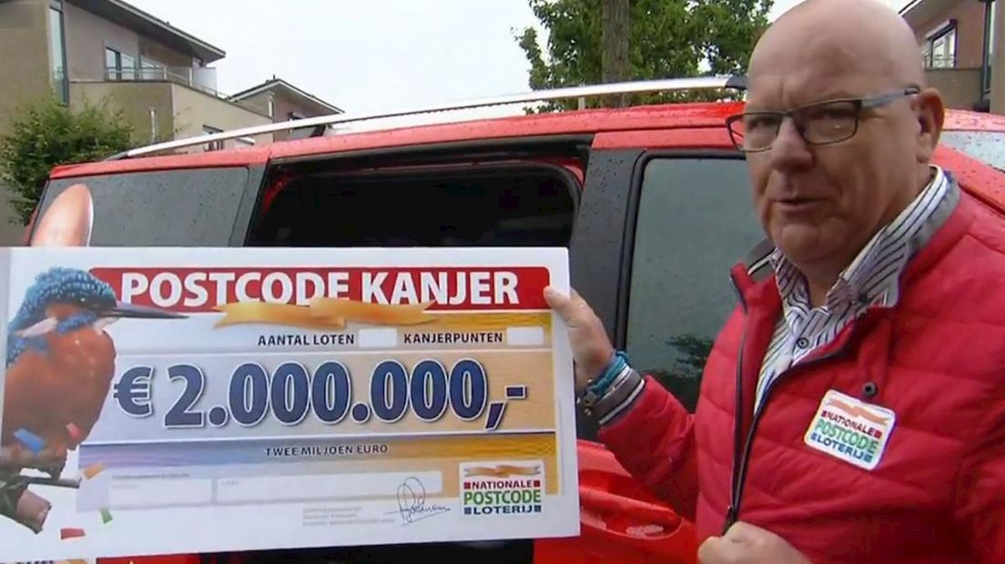 De twee miljoen euro viel vandaag in Kampen