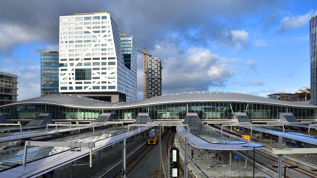 Het Stadskantoor bij treinstation Utrecht Centraal.