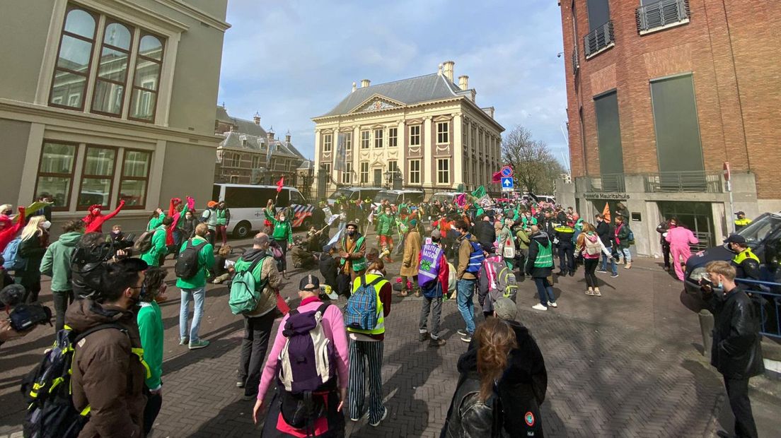 De demonstratie van Extinction Rebellion