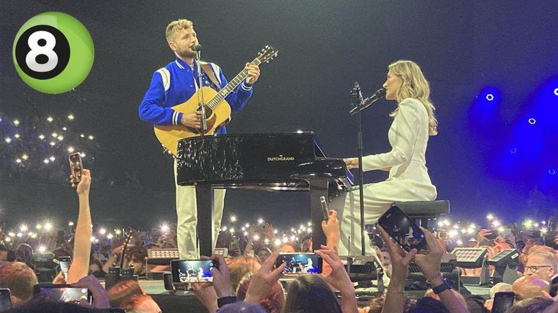 Suzan en Freek in een uitverkocht Ziggo Dome.
