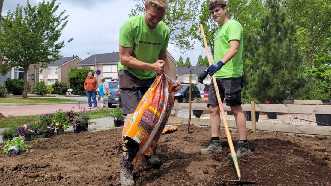 De groencoaches van het programma De Groenste Straat van Gelderland