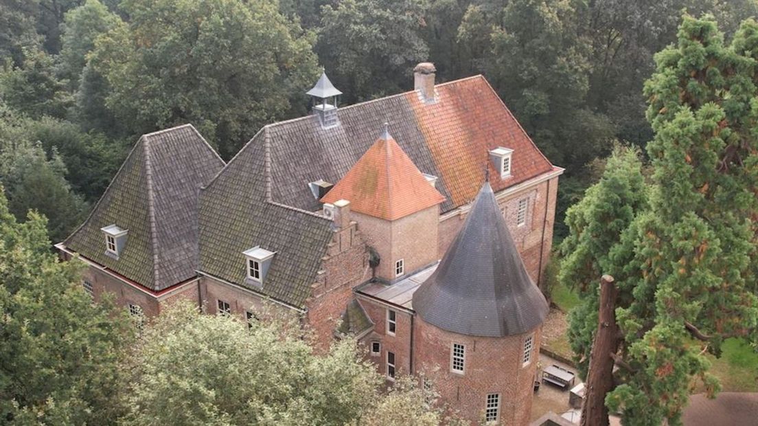 Het kasteel in Nederhemert.
