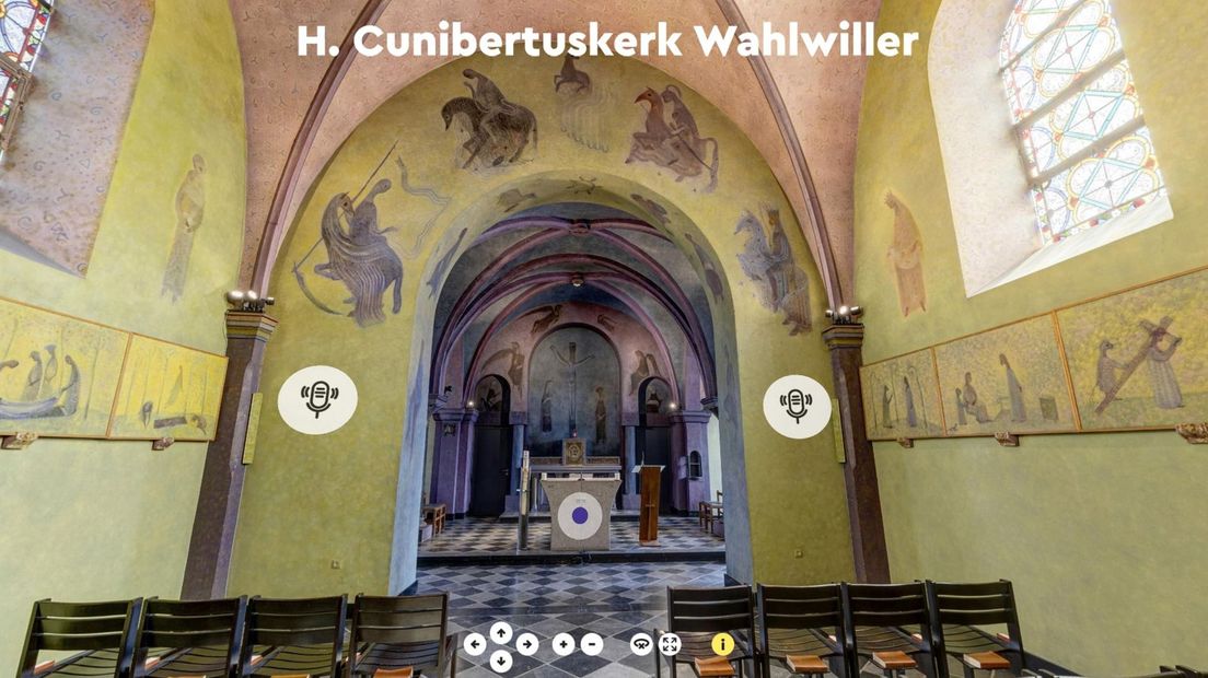 Ook de H. Cunibertuskerk in Wahlwiller is vastgelegd.